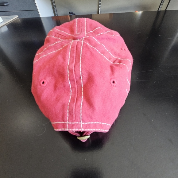 BMW Lifestyle Red Baseball Cap Hat Top Stitched Vintage Made in USA - Picture 2 of 7